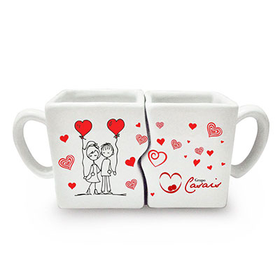 Caneca em Porcelana Juntas