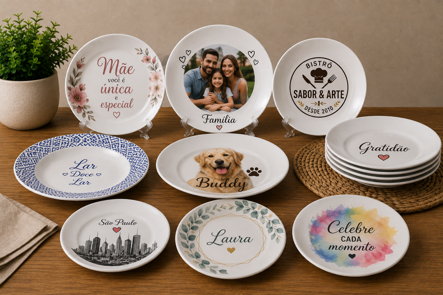 Pratos Personalizados